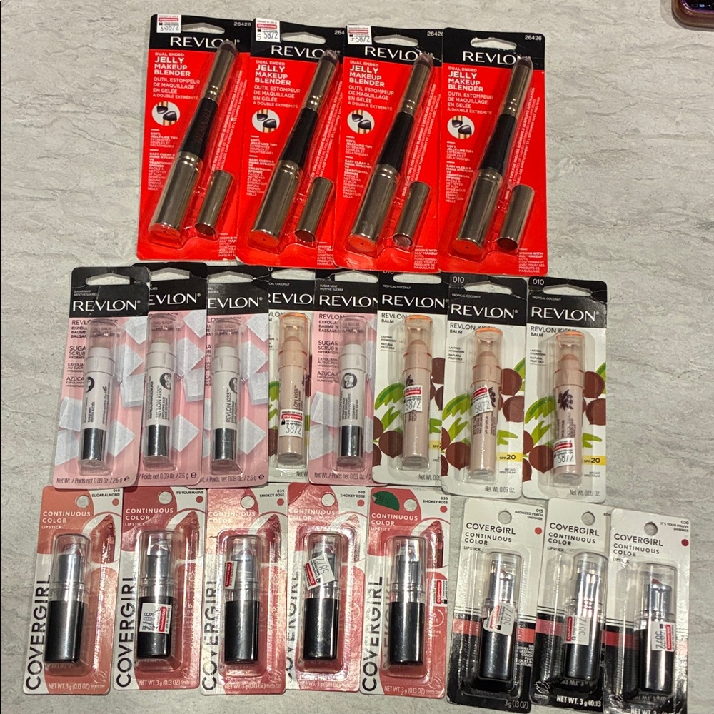 Revlon Lip Products - Red and Pink Assortment